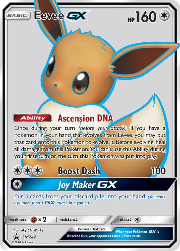 Eevee GX, carta SM242 di SL Promo