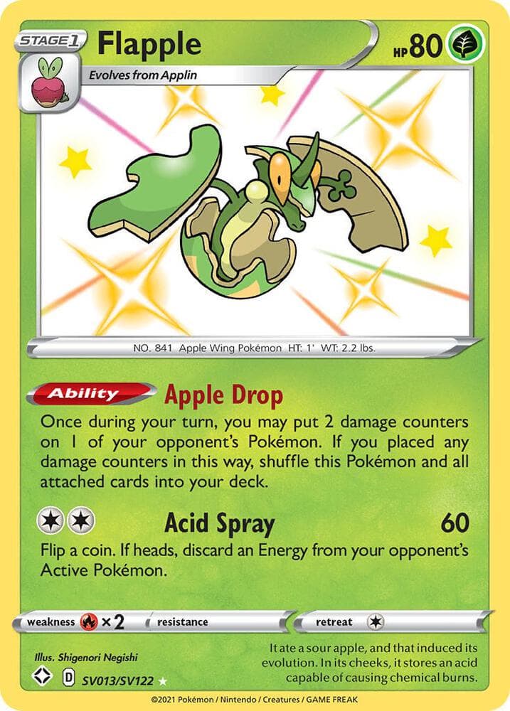 Flapple, carta SV013 di Destino Splendente