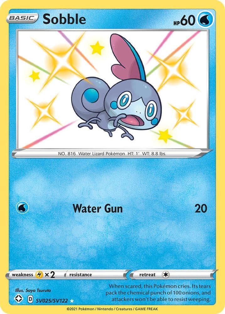 Sobble, card SV025 from Shining Fates