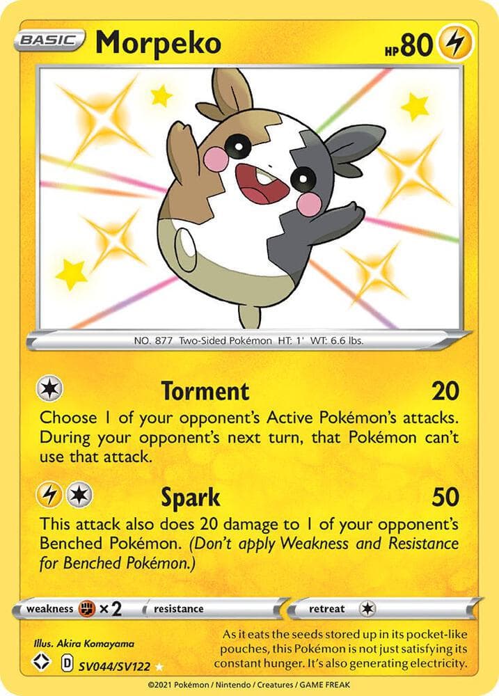 Morpeko, carta SV044 de Destinos Brillantes