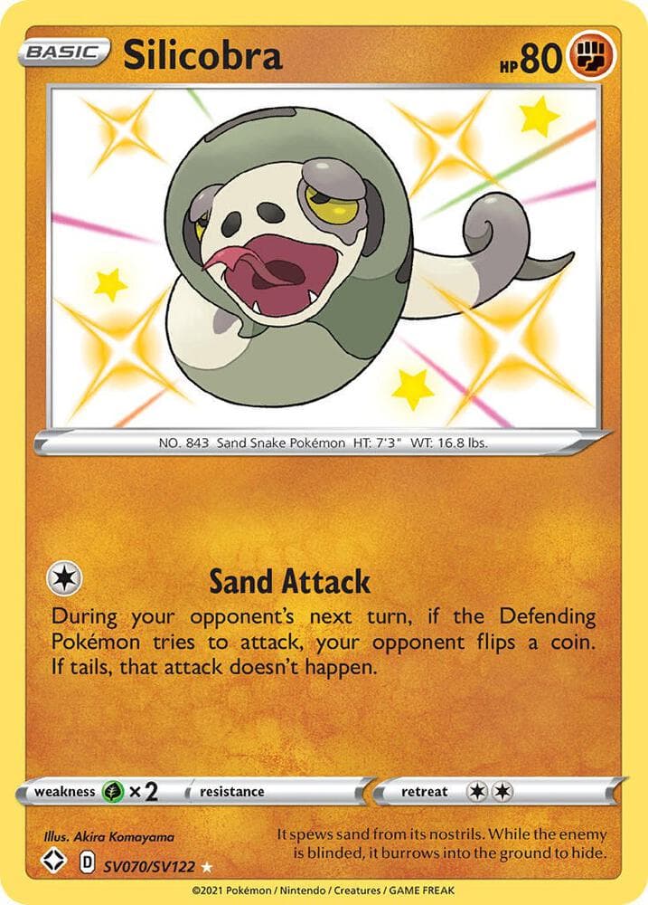 Silicobra, card SV070 from Shining Fates