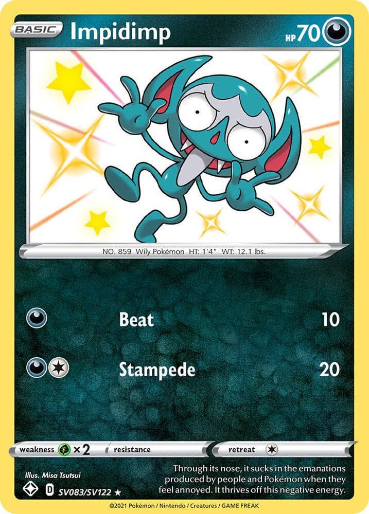Impidimp, carta SV083 de Destinos Brillantes