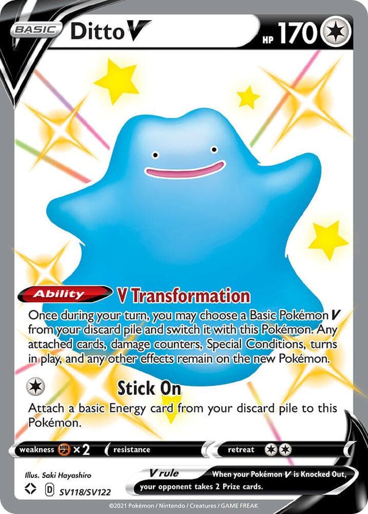 Ditto V, carta SV118 de Destinos Brillantes