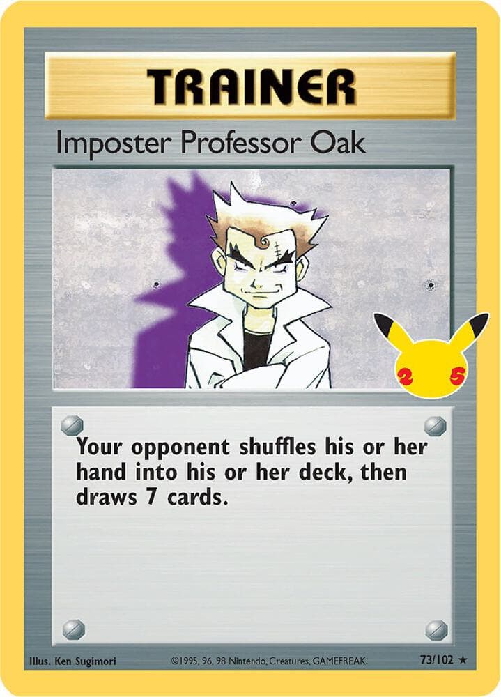 Imposter Professor Oak, carta CC004 di Gran Festa