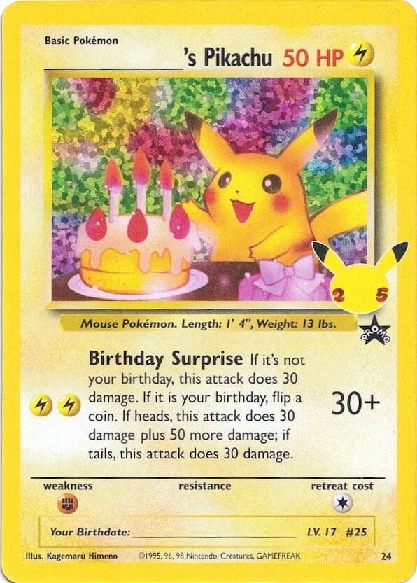 Celebrations の CC008 番、_____'s Pikachu