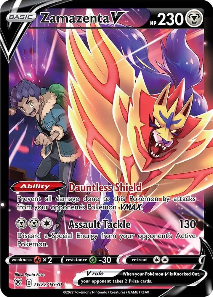 Zamazenta V, carte TG22 de Astres Radieux