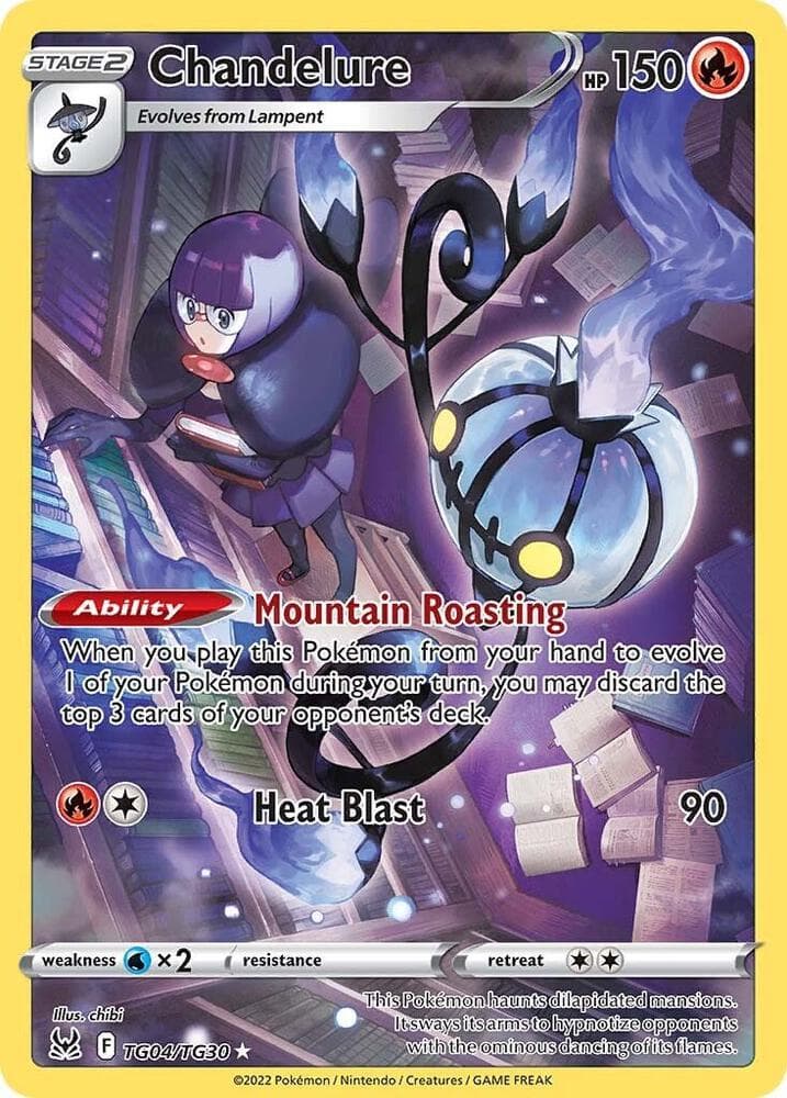 Chandelure, carta TG04 di Origine Perduta