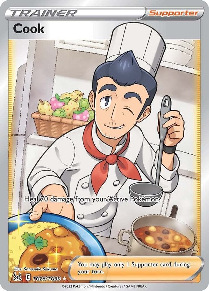 Cook, card TG25 from Lost Origin Trainer Gallery