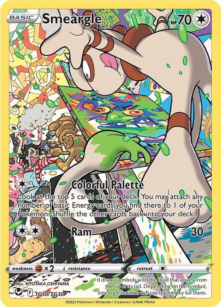 Silver Tempest の TG10 番、Smeargle