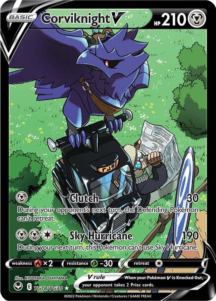 Silver Tempest の TG18 番、Corviknight V