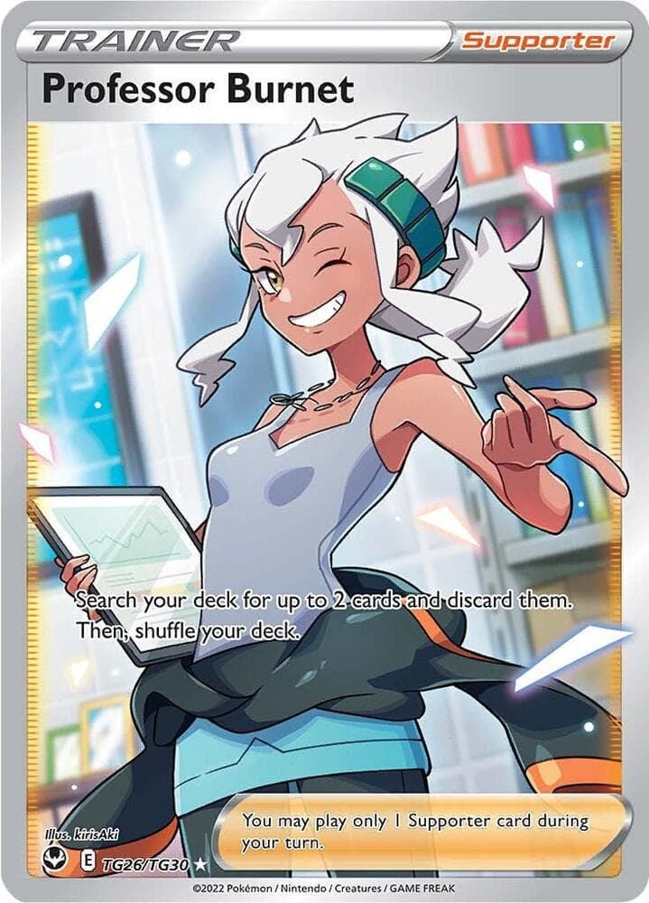 Professor Burnet, card TG26 from Silver Tempest