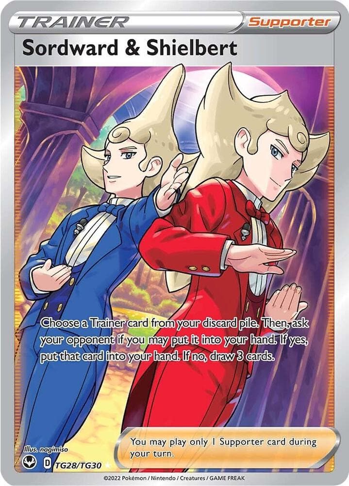 Sordward & Shielbert, card TG28 from Silver Tempest