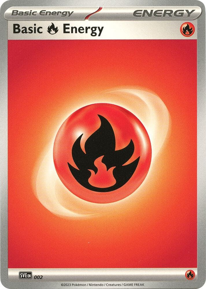 Fire Energy, card 002 from Scarlet & Violet Energy