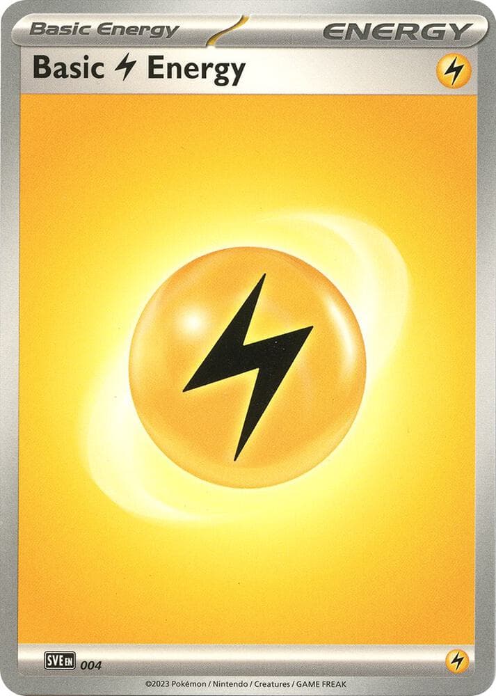 Lightning Energy, carta 004 di Scarlet & Violet Energy