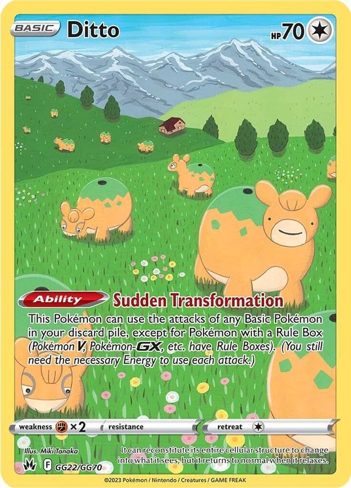 Ditto, carta GG22 de Cenit Supremo