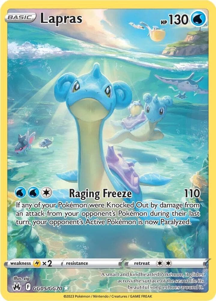 Lapras, carta GG05 de Cenit Supremo