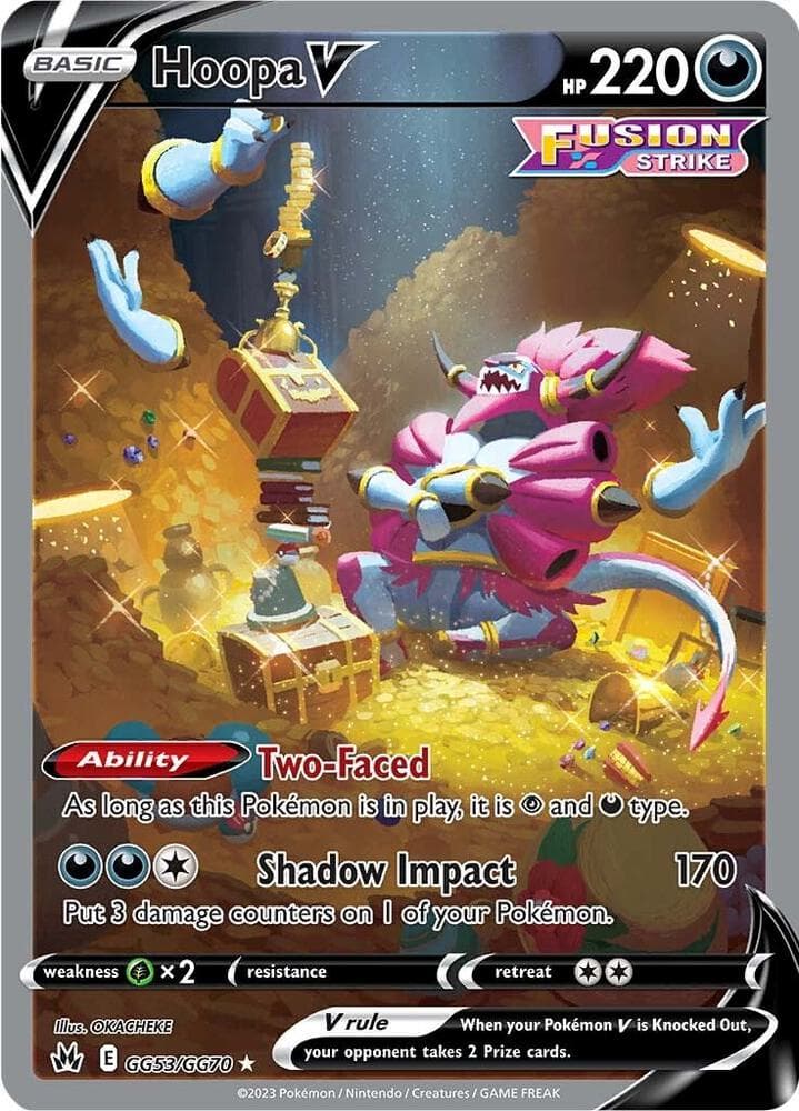 Hoopa V, card GG53 from Crown Zenith Galarian Gallery