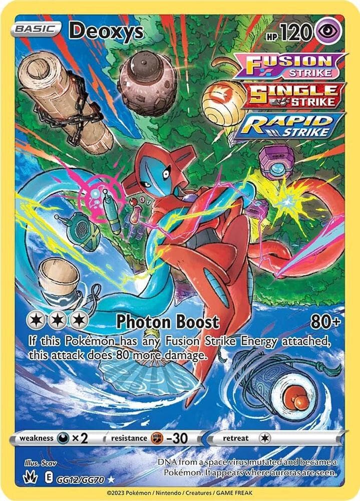 Deoxys, carta GG12 de Cenit Supremo