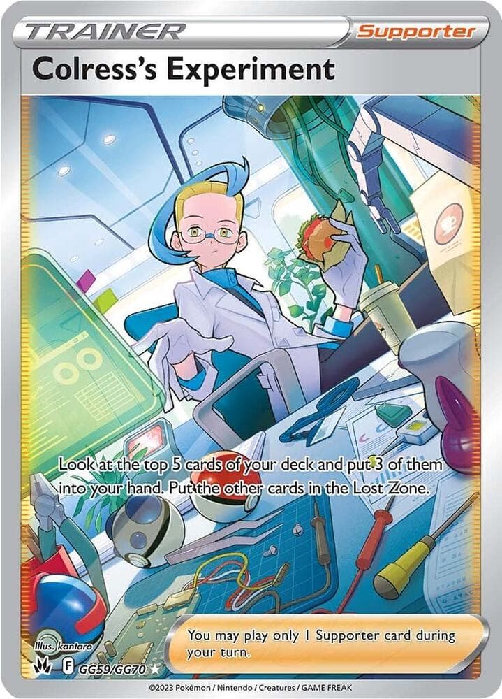 Colress's Experiment, card GG59 from Crown Zenith