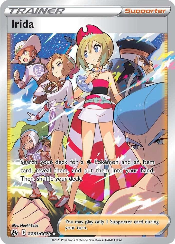 Irida, card GG63 from Crown Zenith