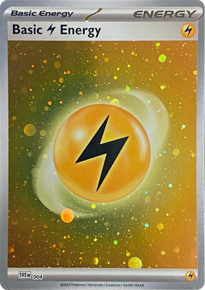 Lightning Energy, card 004 from Scarlet & Violet Energy
