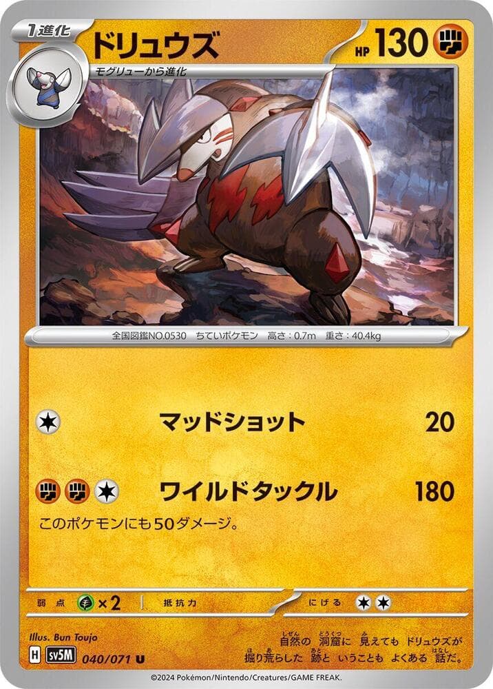 ドリュウズ, carte 040 de サイバージャッジ