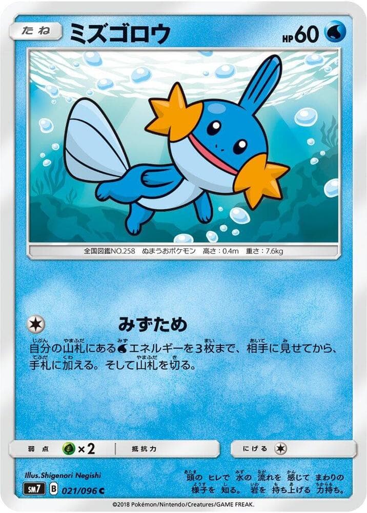 ミズゴロウ, carta 021 de Tormenta Celestial