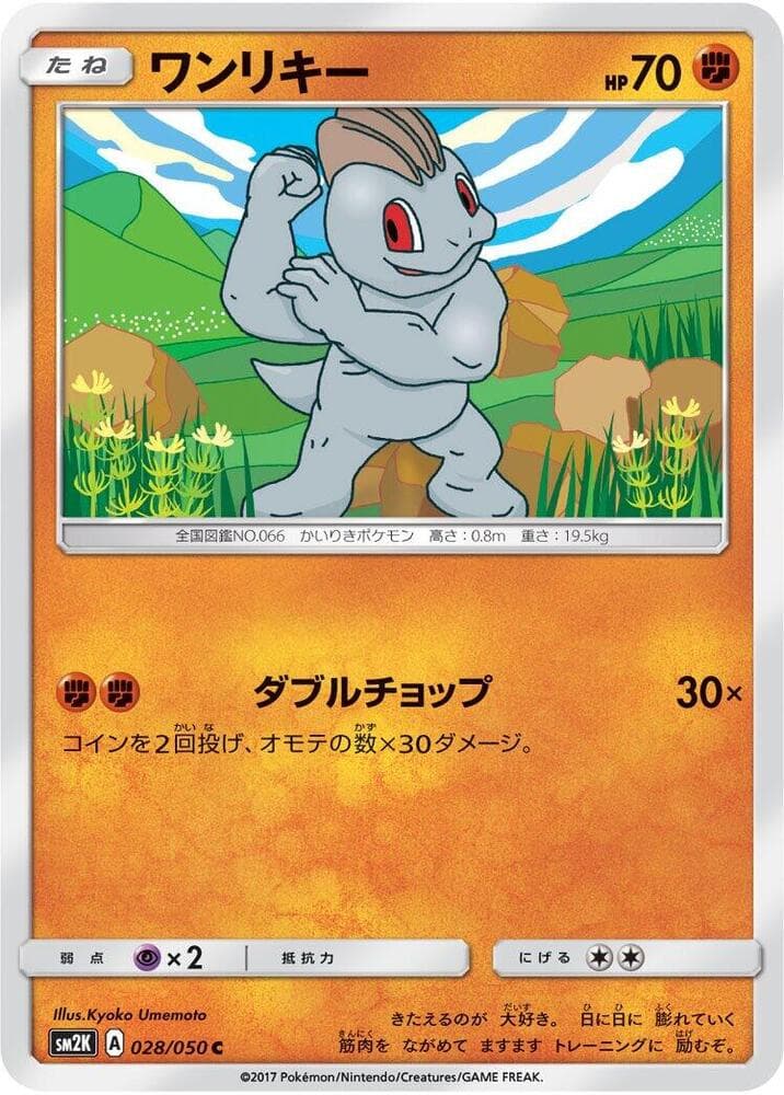 ワンリキー, carta 028 di キミを待つ島々