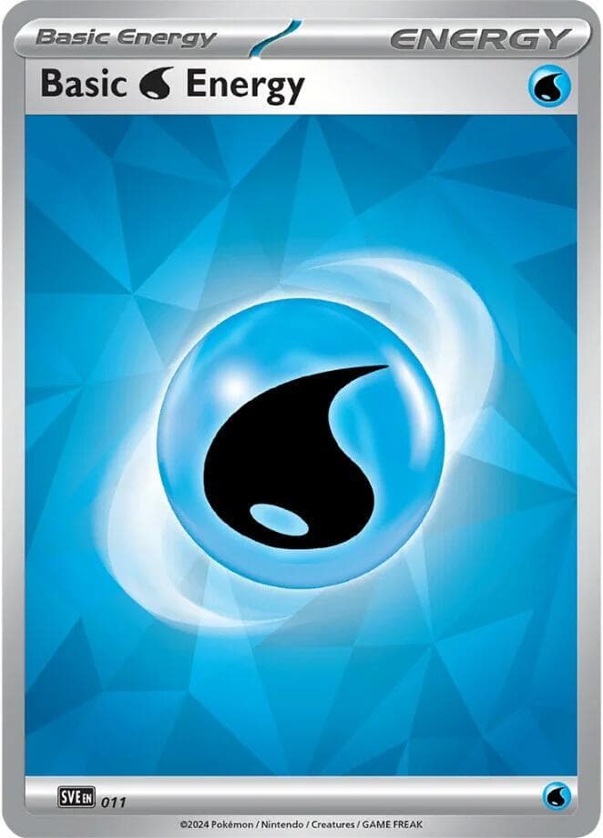Water Energy, card 011 from Scarlet & Violet Energy