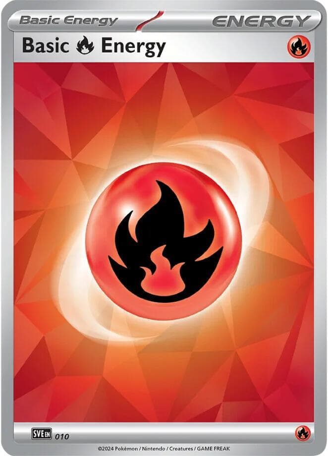 Fire Energy, card 010 from Scarlet & Violet Energy