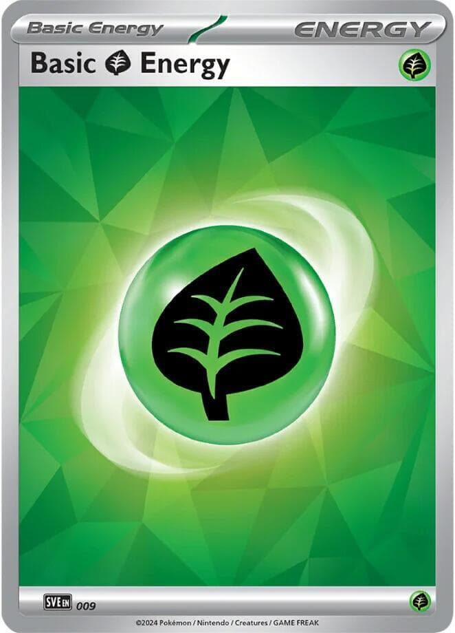 Grass Energy, card 009 from Scarlet & Violet Energy