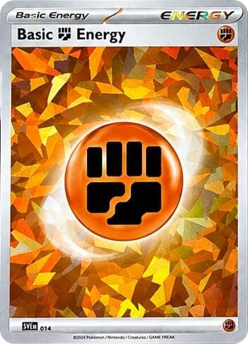 Fighting Energy, card 014 from Scarlet & Violet Energy