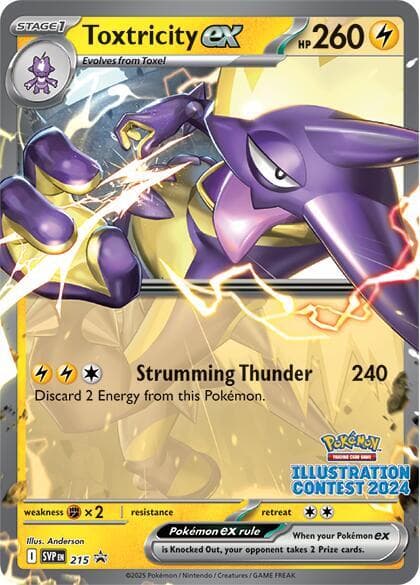 Toxtricity ex, carte 215 de SVP Black Star Promos