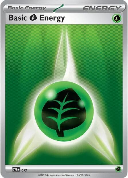 Grass Energy, card 017 from Scarlet & Violet Energy