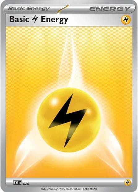 Energía Rayo, carta 020 de Escarlata y Púrpura Energía