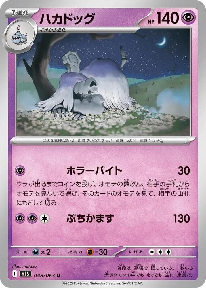 メガシンフォニア の 048 番、ハカドッグ