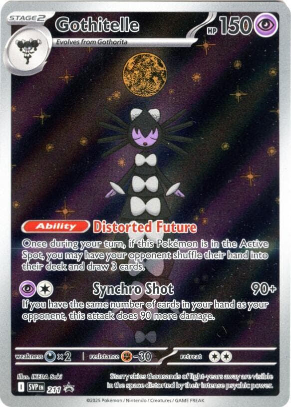 Gothitelle, carta 211 di SVP Black Star Promos