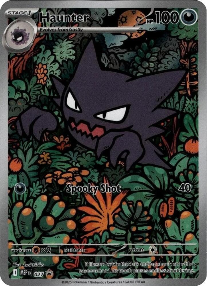Haunter, carta 027 di MEP Black Star Promos