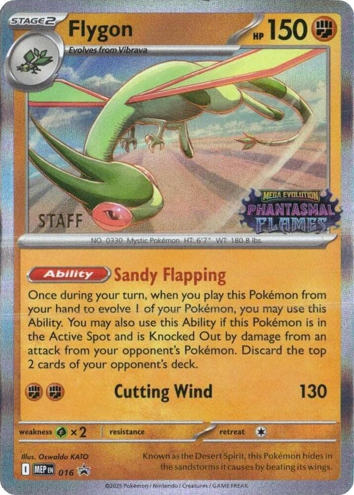 Flygon, carta 016 di MEP Black Star Promos