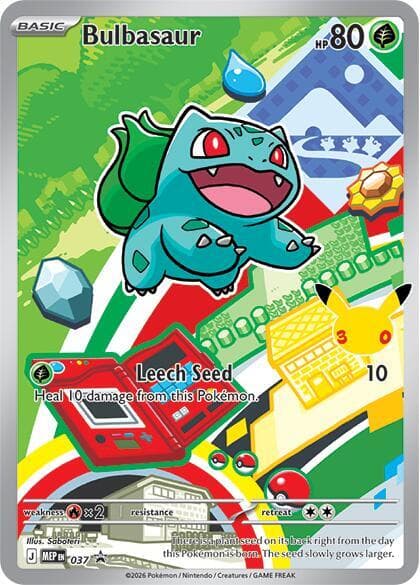 MEP Black Star Promos の 037 番、Bulbasaur