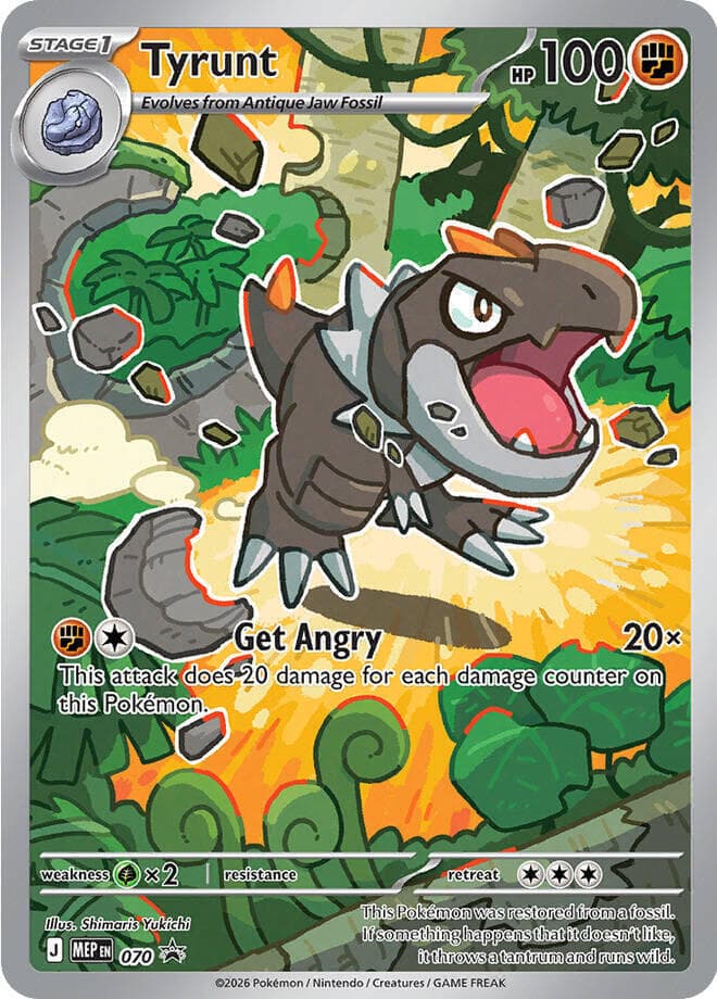 Tyrunt, carta 070 de MEP Black Star Promos