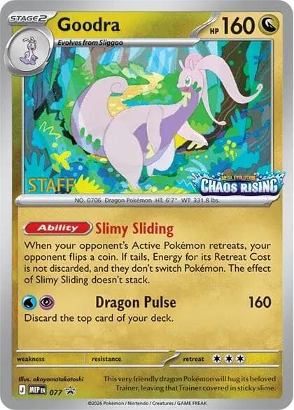 Muplodocus, carta 077 de MEP Black Star Promos
