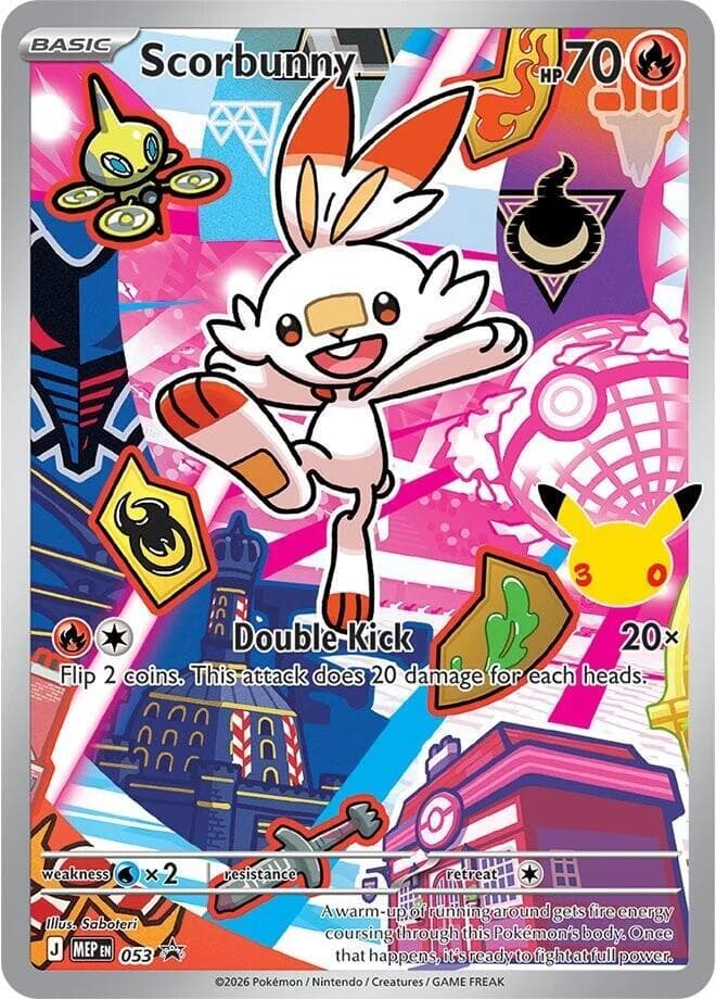 Scorbunny, carta 053 di MEP Black Star Promos