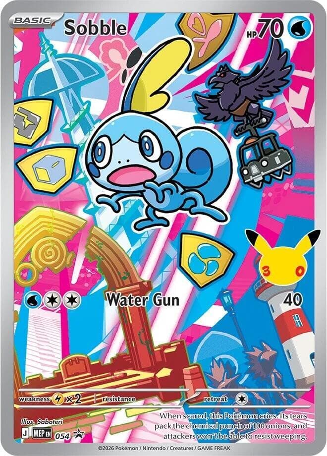 Sobble, carta 054 de MEP Black Star Promos