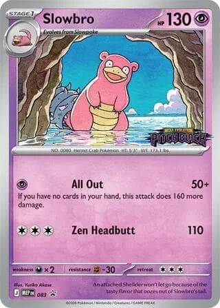 Slowbro, carta 083 di MEP Black Star Promos