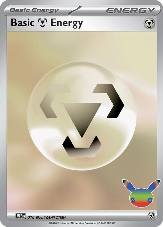 Basic Metal Energy, card 016 from Mega Evolution Energy