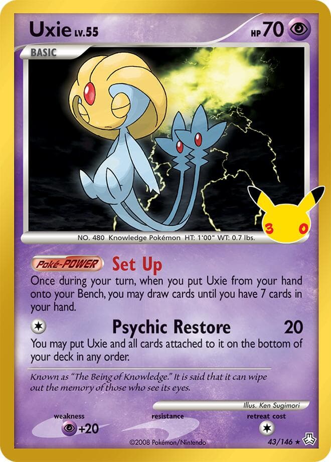 Uxie, card 010 from 30th Celebration