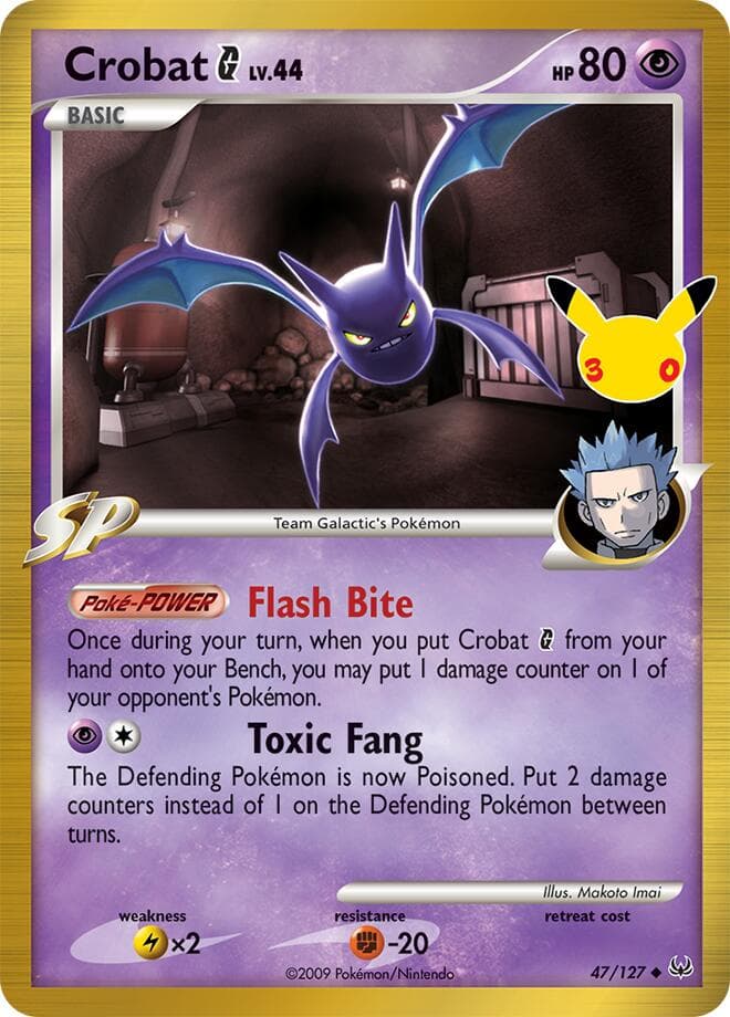 Crobat G, card 011 from Celebración 30.º Aniversario
