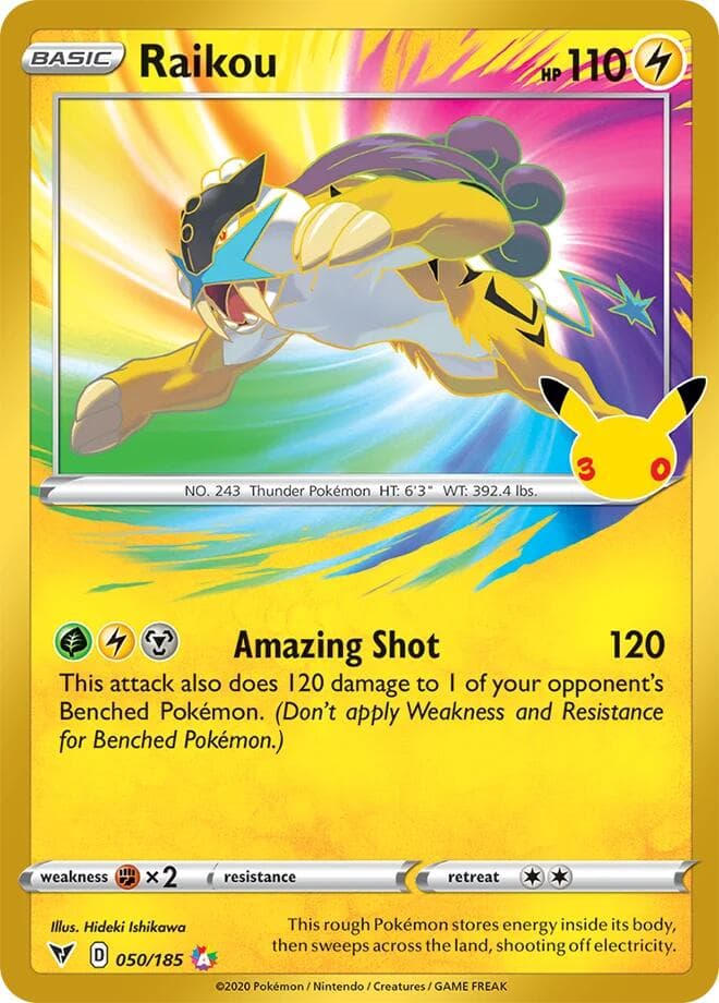 Raikou, card 012 from 30th Celebration
