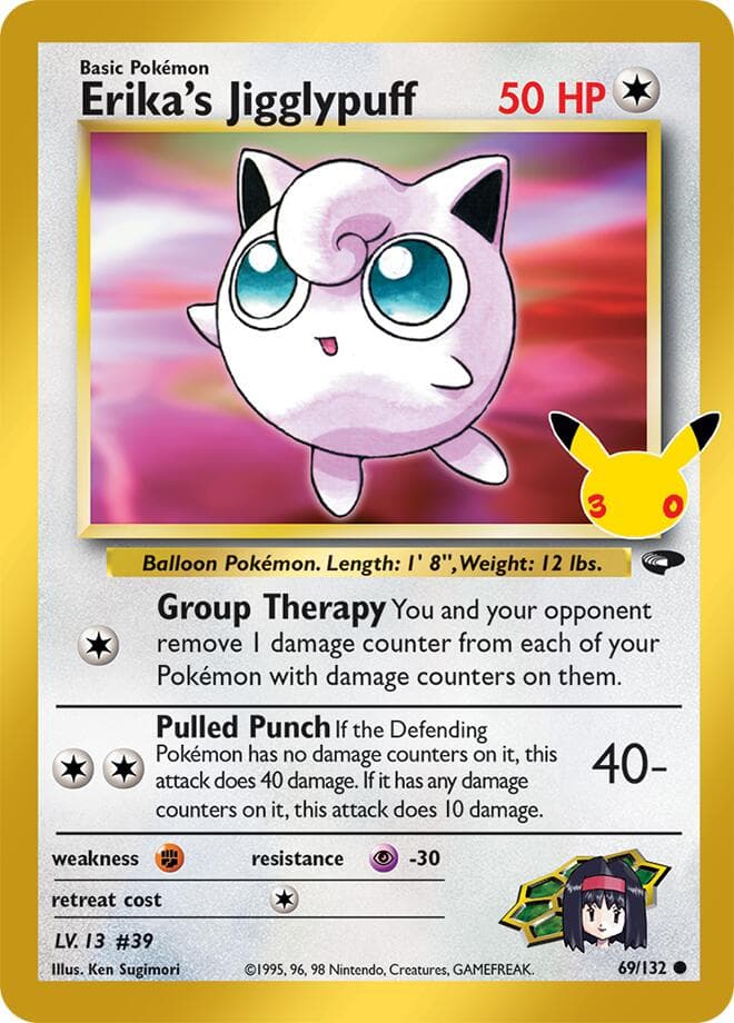Erika's Jigglypuff, card 015 from 30th Celebration